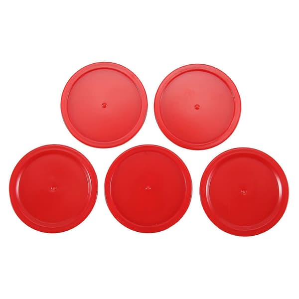 5 st 2 tums mini-luftbordspuckar 50 mm barnbord red