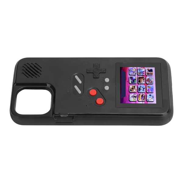 2 in 1 Handheld Game Console Phone Case Protective Shell for iPhone 12 Pro Max Black