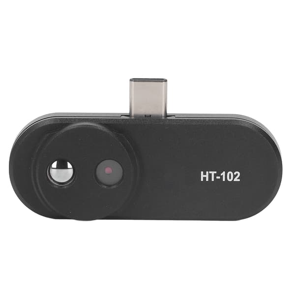 Black ABS Thermal Camera for Smartphone with Adjustable Integrated Connector
