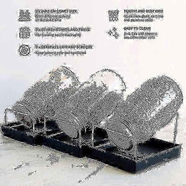 Automatisk groddningsmaskin för böngroddar UK 2 Layer