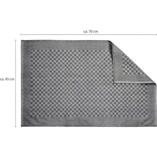 Et sæt inkluderer et håndklæde af førsteklasses kvalitet - 100% superabsorberende bomuld, 34 x 75 cm - sort.