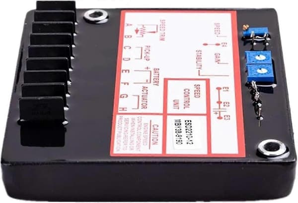 Motorhastighetsregulator ESD2210 12V/24V Hastighetskontrollenhet Generator Motorstyreenhet (Farge: 24V)