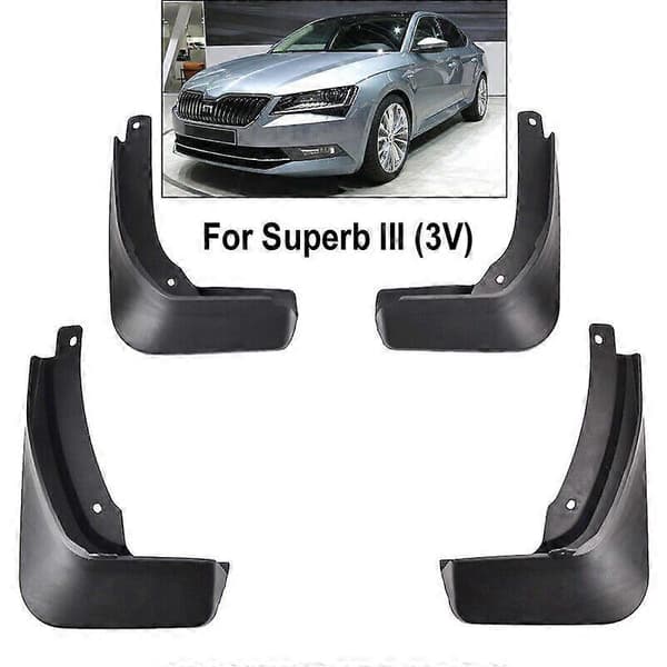 Fantastiske stænklapper til SKODA SUPERB 3V 2015 2016 2017 2018 2019 2020 stænkskærm