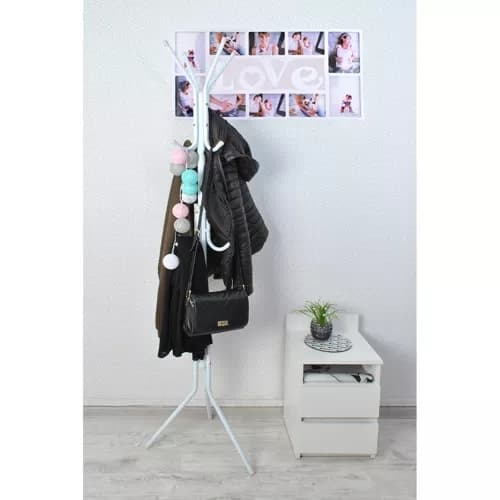 Tøjstativ / Bøjle - 170cm White Vit