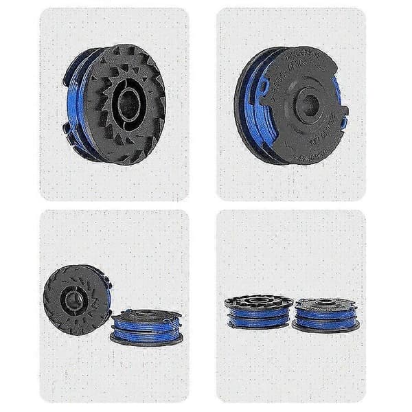 4 stk. spoler til Greenworks plæneklipper nylon reb line trådspoler, 29082 / 29242 Dcqw 10pcs