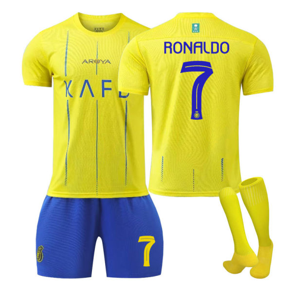 23-24 Hem Riyadh Victory Fotbollssatser - Fotbollströja Set 7+ med strumpor M