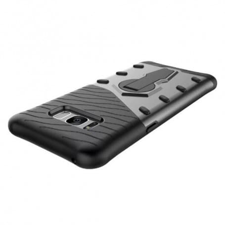 Kompatibel med Samsung S8 Plus Sniper Cover - Sølv 50