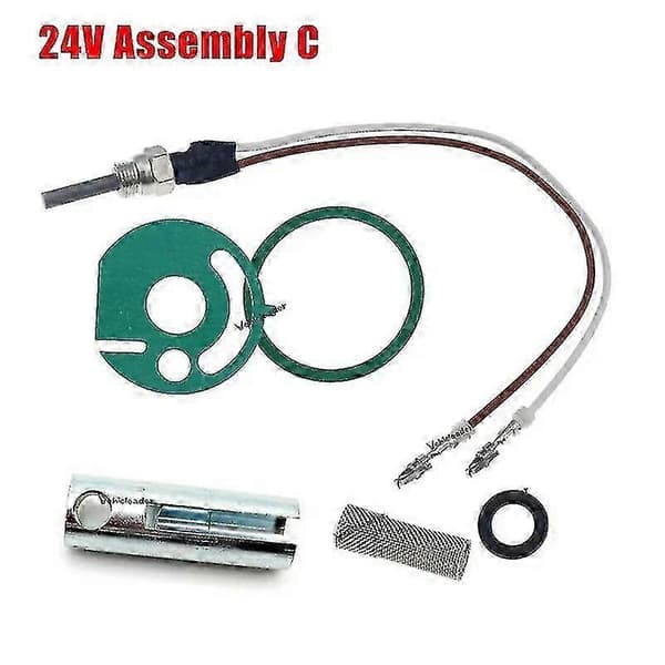 12v/24v Varmere Dele Gløderør Keramisk Stift+ Pakninger+ Si+ Nøgle 252106011000 Til Eberspacher Hydronic D4wsc D5wsc -Yx 24V Assembly C