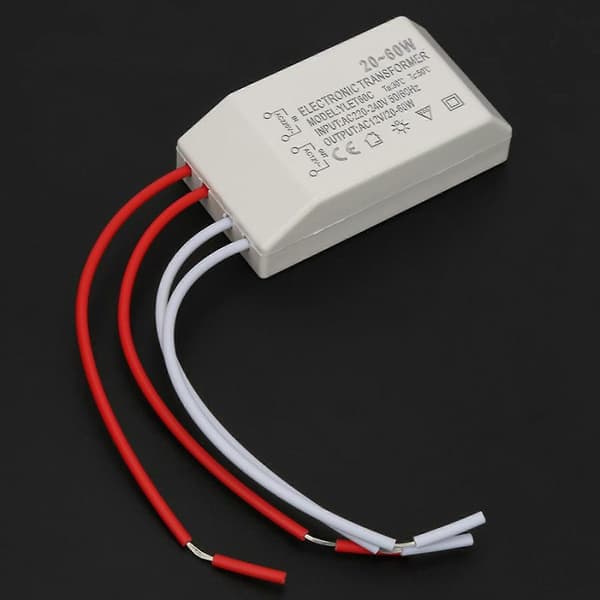 AC 220V til 12V 20-60W LED Belysning Elektronisk Transformator for Halogenlampe