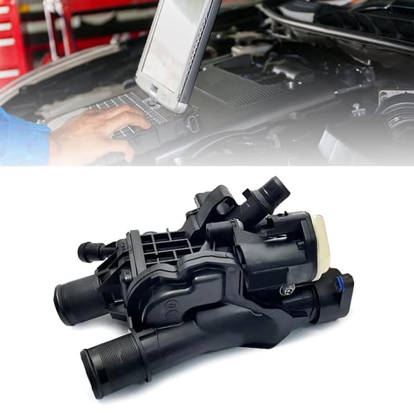 Car Cooling System Component ABS Engine Coolant Regulator Replaces 9804160380