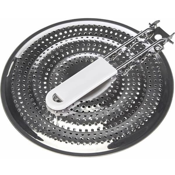 21 cm varmeudleder i rustfrit stål kun til gaskomfur