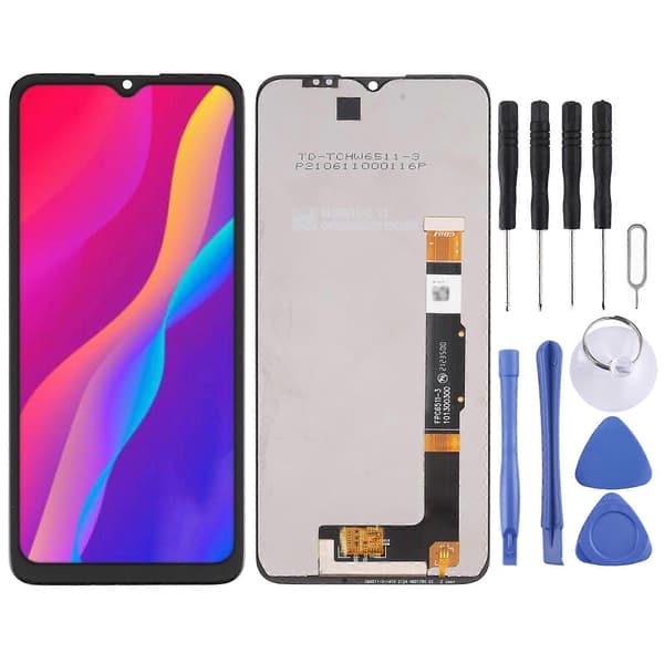 KOMPATIBEL LCD-skærm og Digitizer Fuld Samling Til TCL 30E / 30 se Til TCL 30E / 30 se (Original) Not Specified