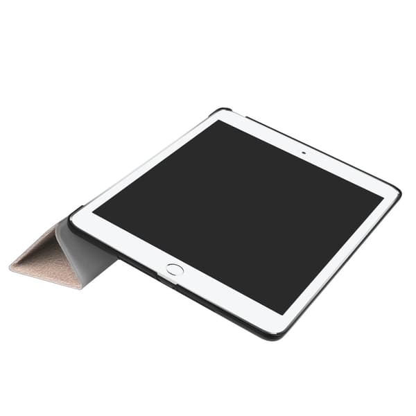 iPad 9.7\" (2017) / (2018) - Slimfit Tri-Fold Deksel - Rose Gull Roséguld Roséguld