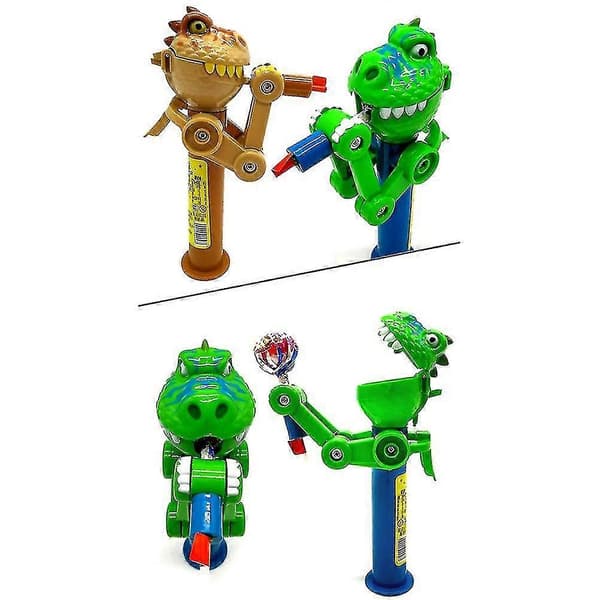 Lollipop Robot Holder Nyhet Form Barn Gave Til Barn Lollipop Godteri Oppbevaring Brown