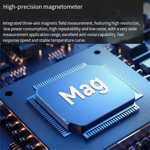 WT9011DCL-BT50 Bluetooth 5.0 Accelerometer Gyroskop Elektronisk Kompass och 50m Räckvidd Magnetometer S As Shown