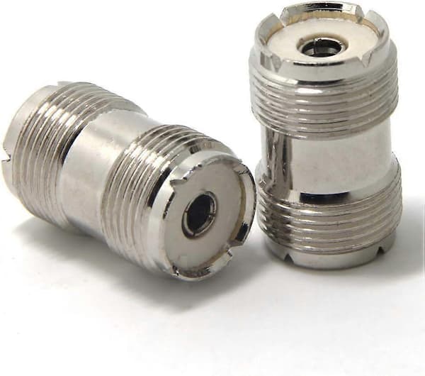 UHF PL-259 Naaras - UHF PL-259 Naaras Koaksiaalinen Sovitin (2 kpl)