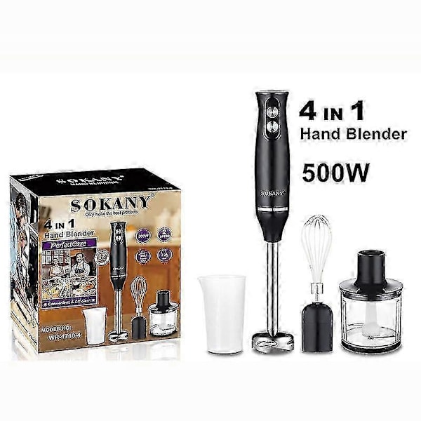 Stavmixer Ergomixx Msm67160 Ultrakraftfull Mixer För Intensiv Användning 750 W Effekt Minihackare Och Visp Ingår Färg: Svart