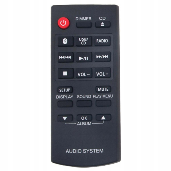 Ersättningsfjärrkontroll Universal Kompatibel med Panasonic SC-HC19 SC-HC29BD SC-HC295 SC-HC395 S