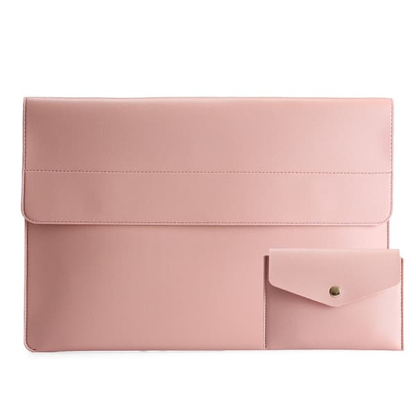 Laptopfodral 2-pack PU Läderfodral 14\" Rosa 240