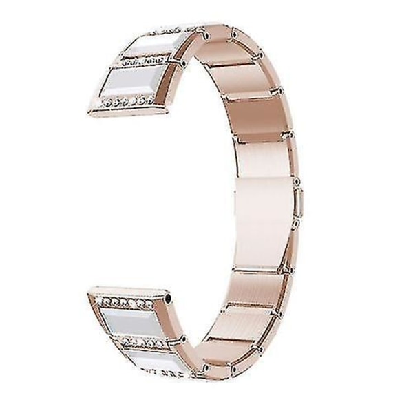 För Samsung Galaxy Watch Active2 44mm / Watch Active2 40mm / Watch Active Stainless Steel Diamond En