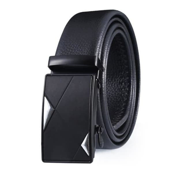 Extra långt bälte - Legering - 135 cm - PU-rem - Järnspänne - Multisport