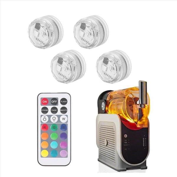 Sæt med 8 LED-lys til Slushice-maskine til Slushi FS301/FS300, kapselformet belysningsmodul, tilbehør til