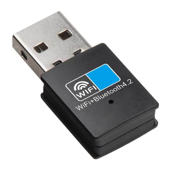 USB WiFi Bluetooth -sovitin, Bluetooth 4.2 150Mbps Wifi-dongle-verkkokortti, Wifi Bluetooth -vastaanotin Black
