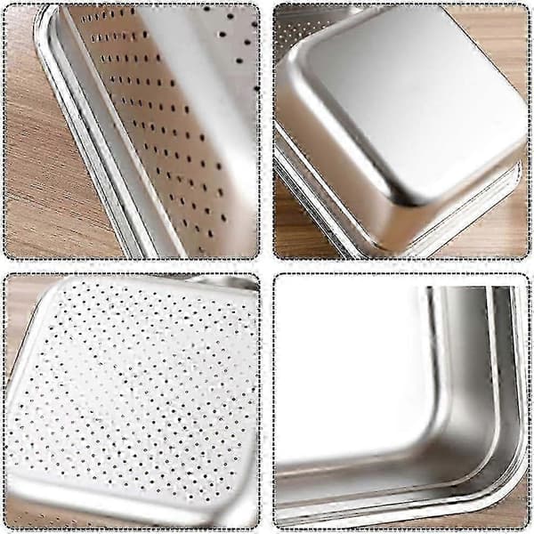 Stor 31x31cm diskho i rostfritt stål - Multifunktionell diskbalja för brittiska kök
