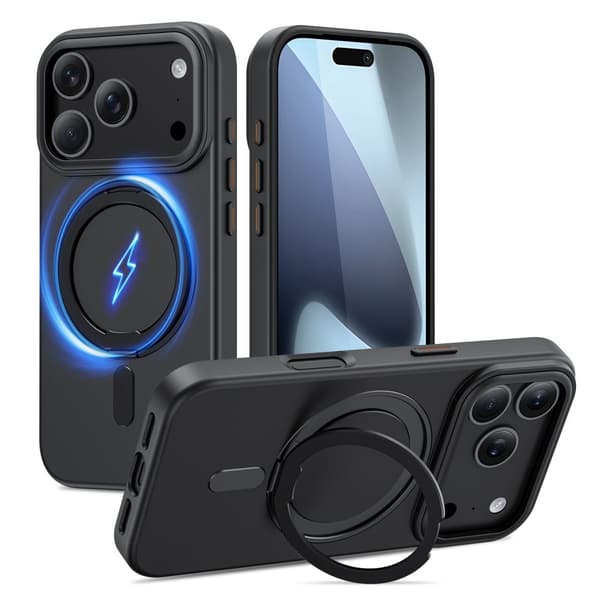 Tech-Protect iPhone 17 Pro Deksel MagSafe MagRing Svart 80