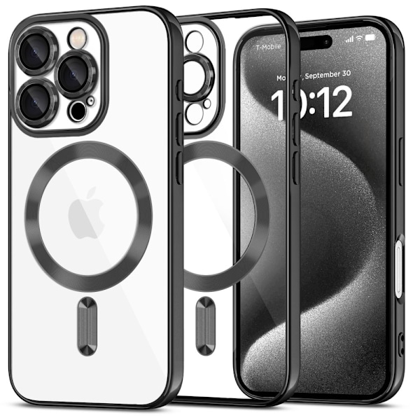 Tech-Protect iPhone 16 Pro Skal MagSafe MagFlex Glänsande Svart 40