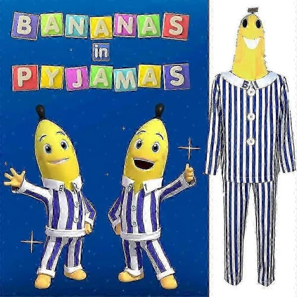Pysjamas-kostyme til Halloween - banankostyme med hodeplagg - DSW M