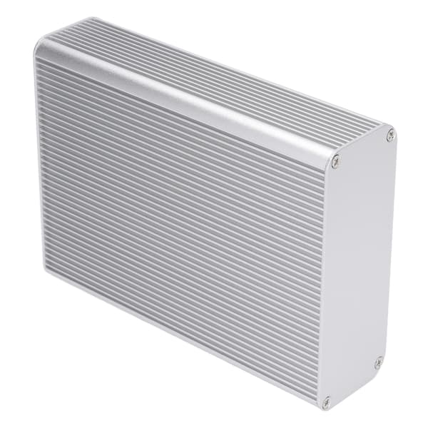 Aluminum Alloy Electrical Junction Box 45x120x160mm Matte Silver