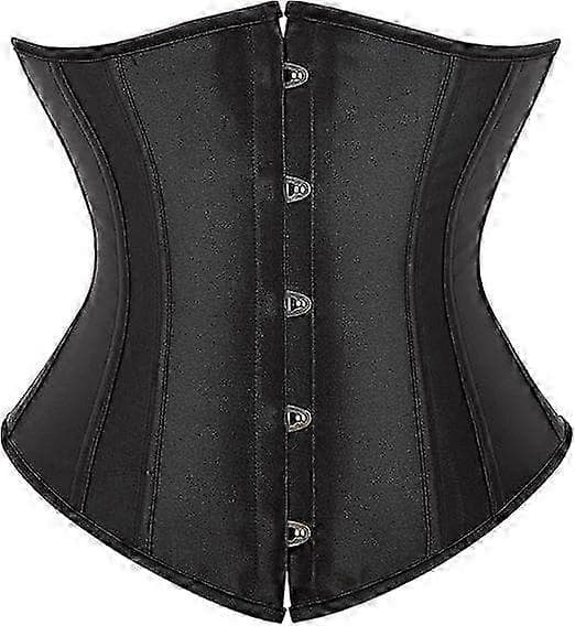 Bustier Korset Under Bryst Kvinder Black XXL
