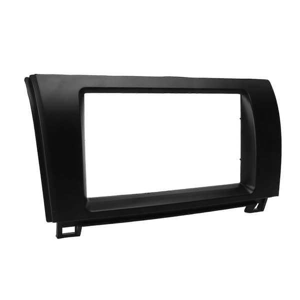 2DIN Bilinstrumentbräda Installationsram ABS Navigationspanel Ram Ersättning för Sequoia Tundra 08-13