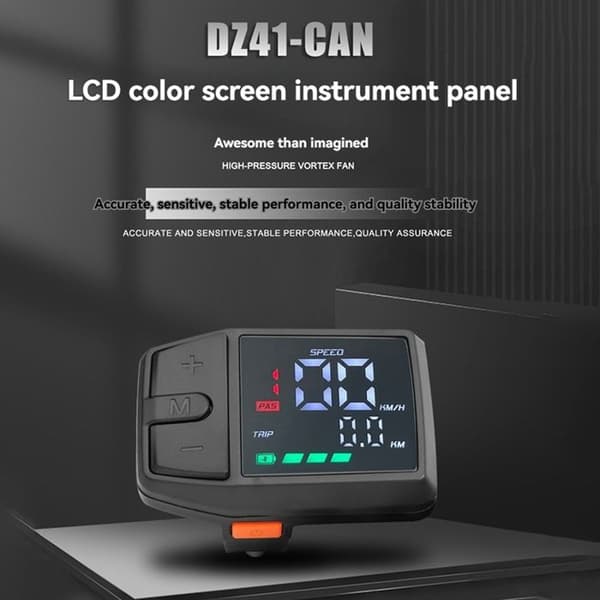 DZ41 farve LCD-display til elcykel, LCD-instrumentbræt til centermotor, CAN-protokol M410 MSOO MS10 MEOO MS60