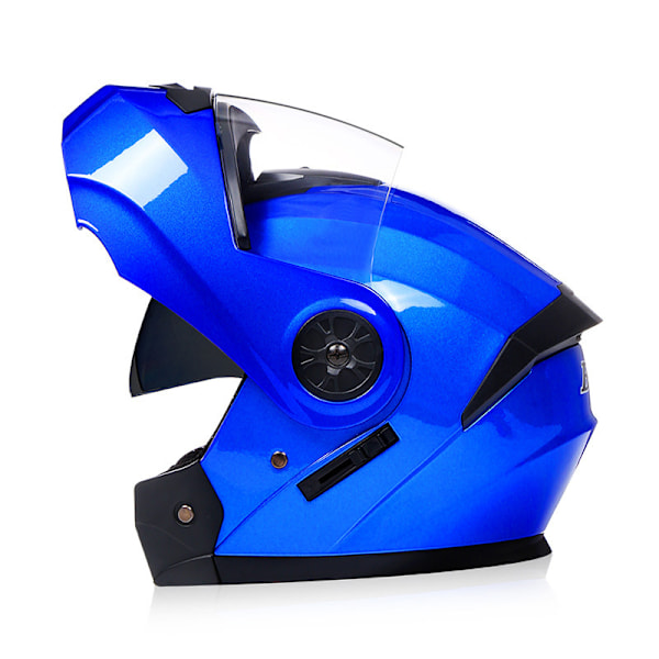 Arrival Herre Motorcykel Professionel Racing Flip Up Hjelm Abs Materiale Modulære Dobbelt Linse Hjelme 2 M（57-58）