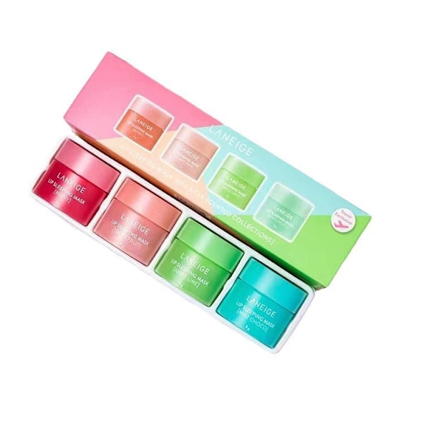 4-pack Läppmask Mini Kit 8g Fruktfärg Hög Kvalitet