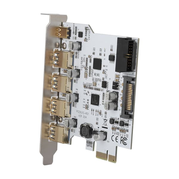 PCI-E–USB 3.0 4-porttinen Type-C-sovitinlaajennuskortti