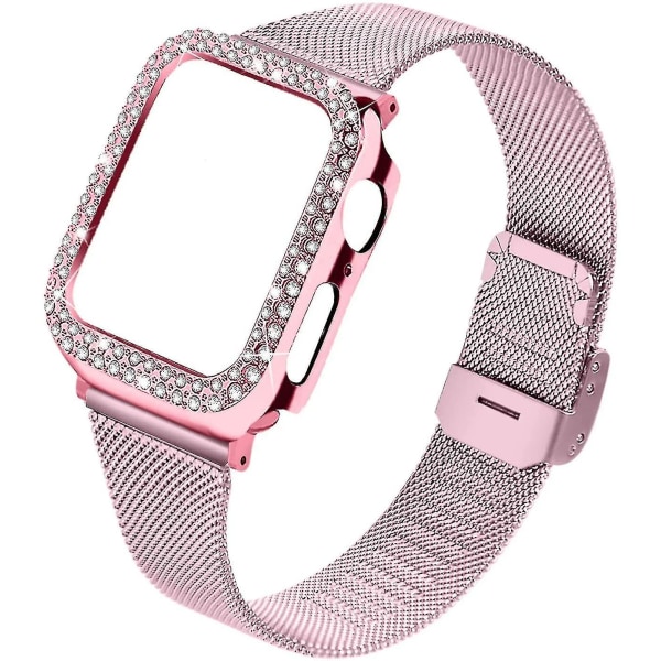 Digitale klokkereimer med etui 41mm Pink 3