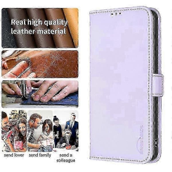 Samsung Galaxy A56 5G Læder Flip Wallet Cover Purple