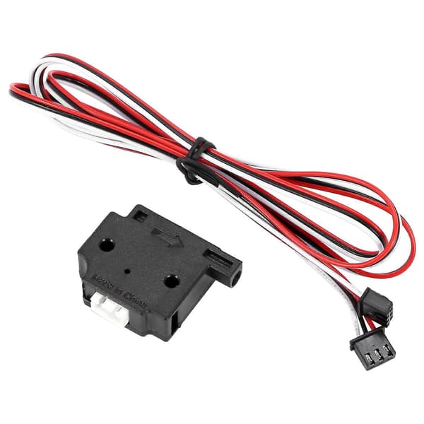 3D Printer Filament Detektionsmodul med 1M Kabel Run-Out Sensor Materiale Runout Detektor Til Ender black