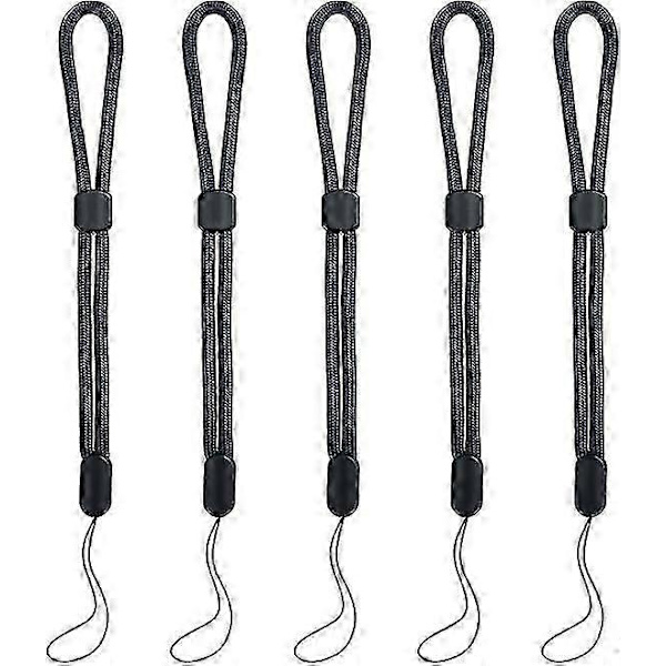 5 stk. håndleddsnor, håndleddsstropp, justerbare nylon håndleddsstropper