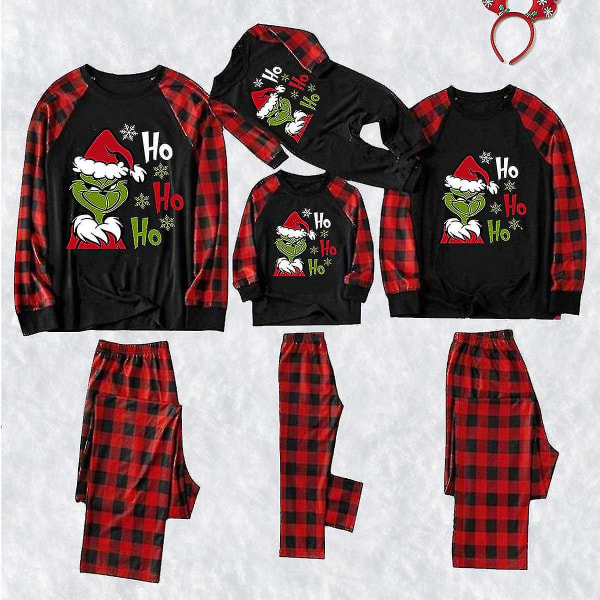 Jul The Grinch Pyjamas Vuxna Barn Familj Matchande Nattkläder Pyjamas Setstmfz01169 Dad-XL