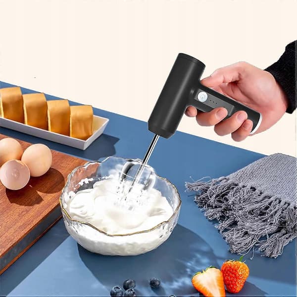 Bedee Håndmixer Usb Håndmixer 20w Sort black