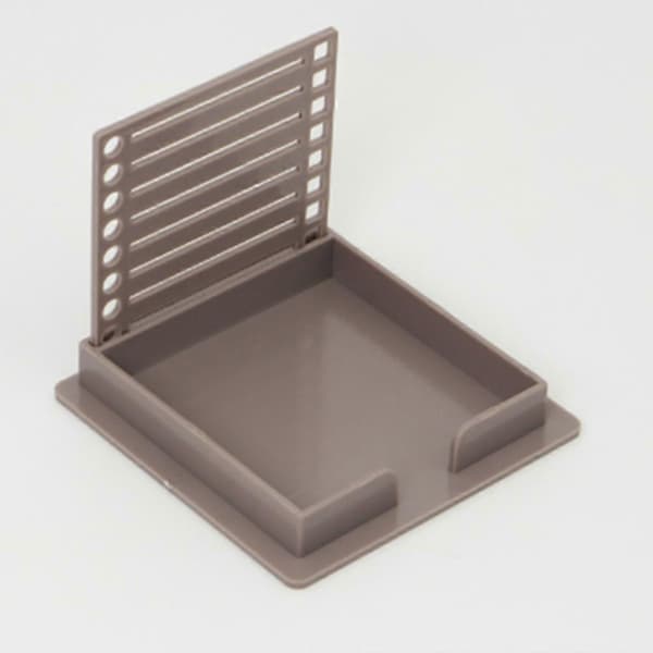 Sticky Note Dispenser Sticky Note Holder med Stencil Sticky Notes Skabelon Selvklæbende Notesblok Note Organ