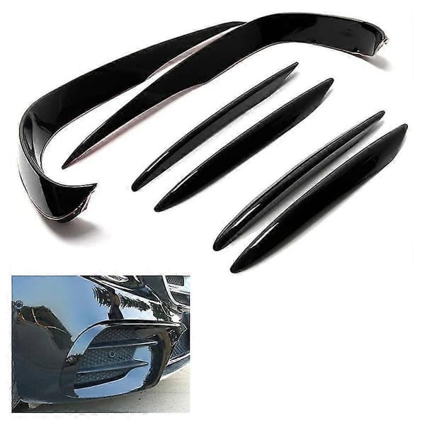 Bil Frontfanger Spoiler Splitter Deksel Tåkelys Grill Stripe For E Klasse W213 Sport E63 2016 2017 2018