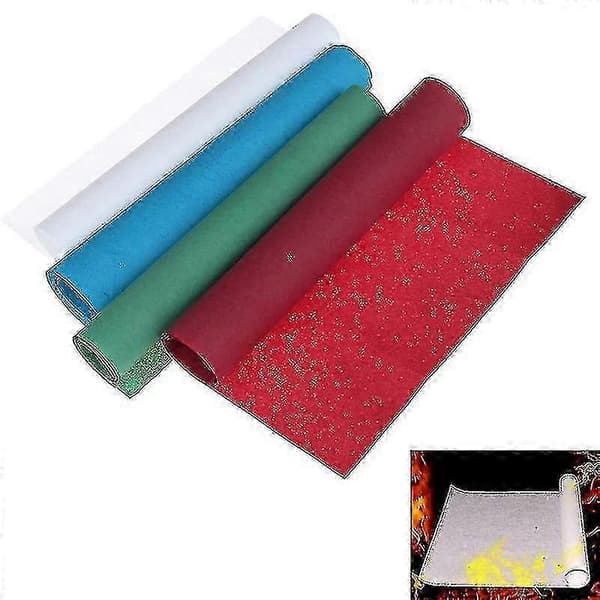 Rosflamma papper 4st eld blixt magiska rekvisita Mixed