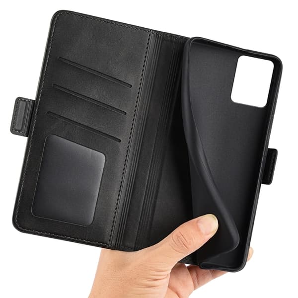 Motorola Moto E13 Etui Magnetisk Lukning Sort 79