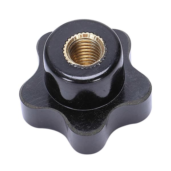 5 stk M8 innvendig gjenge 32 mm stjernehode klemknapphåndtak black
