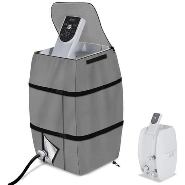 Vanntett trekk til spavarmepumpe 43×38×54 cm - 600D polyester, grå
